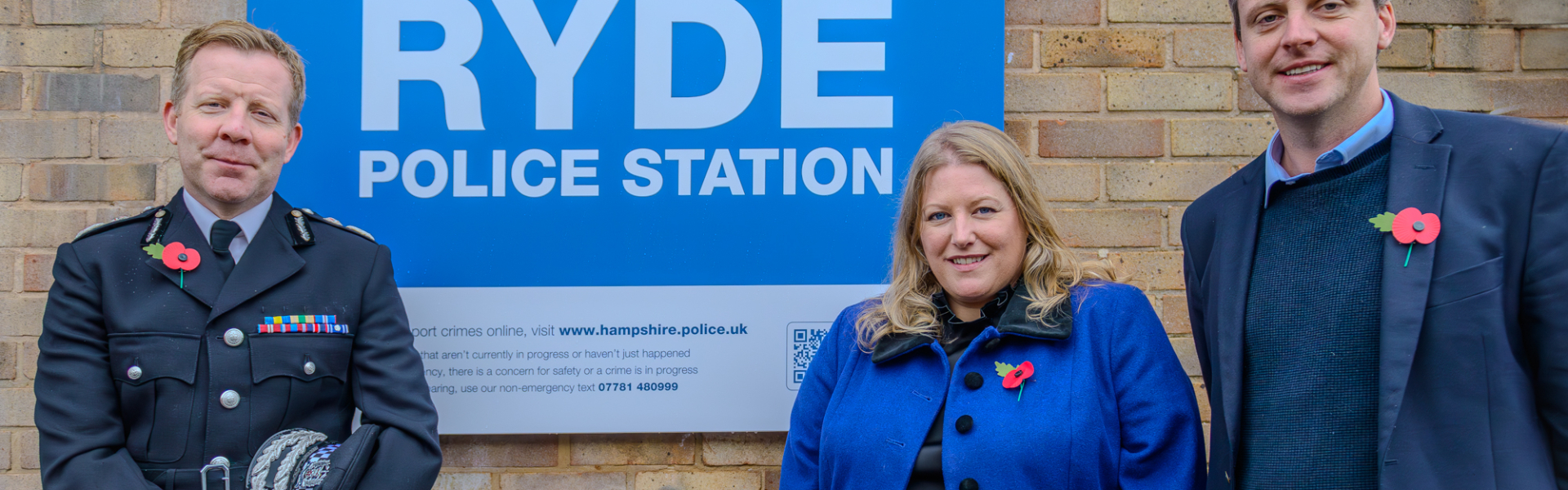 Donna Jones Opens Ryde Police Station