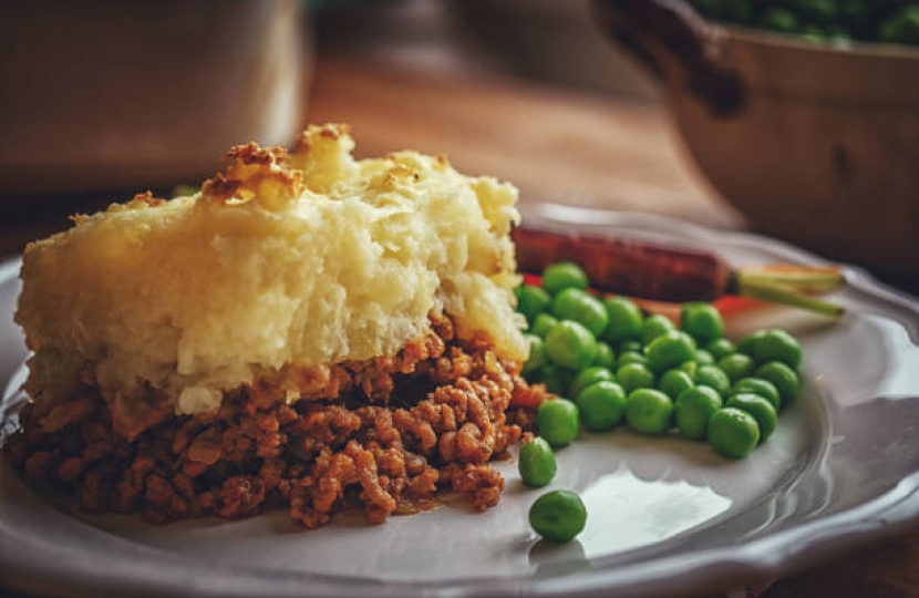 Shepherds Pie, Cottage Pie & Bubbly