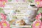 LLc invite with Guest Speaker: Wendy Wright garden designer 