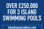 Over £250,000  for 3 Island swimming pools