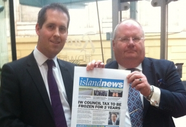 Cllr David Pugh and The Rt Hon Eric Pickles MP